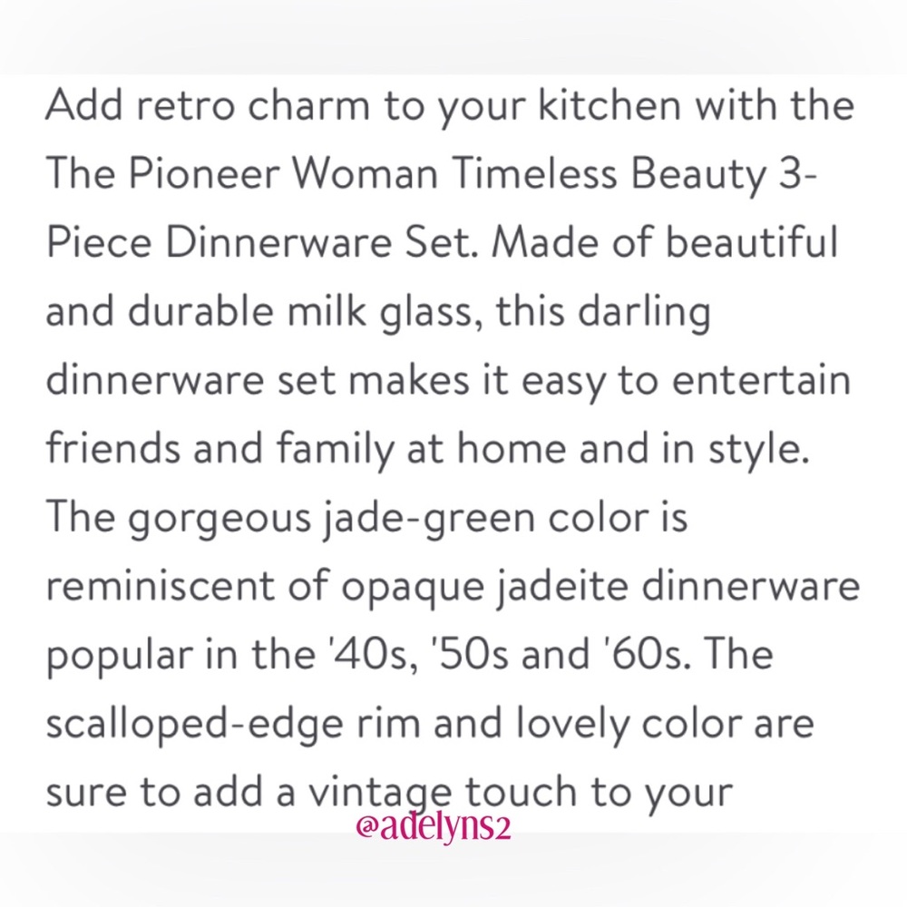 4 Bowls - The Pioneer Woman Timeless Beauty Jade Milk Glass Cereal Bowls New - Picture 3 of 6